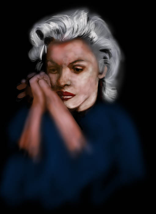 Digital Painting of Ms Monroe
