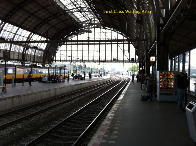 This really is how isolated First Class is from the rest of the station