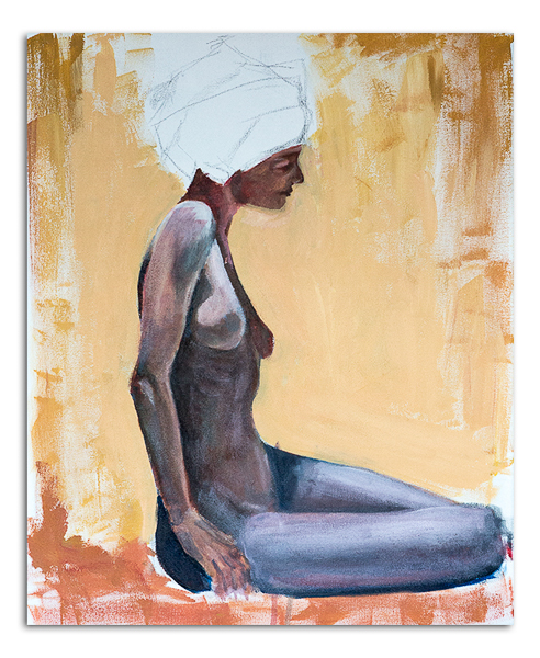 Nude with Blue Turbin 08