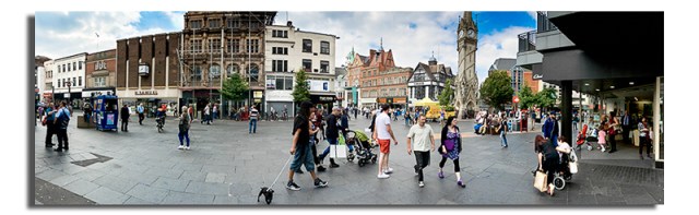 Clock Tower and Gallowtree Gate - Leicester