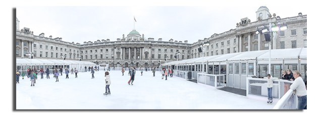 Skating at Somerset House