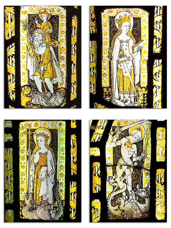 Wygeston House Stained Glass Windows - Newark Museum_