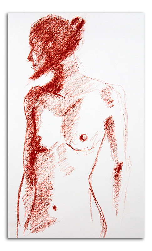 Nude Woman Sketch 004