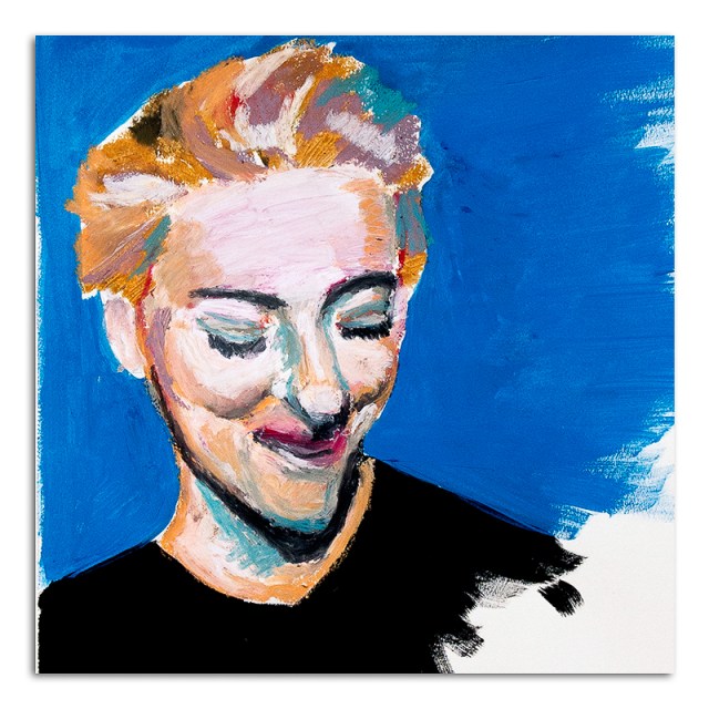 Woman in Oil Pastels