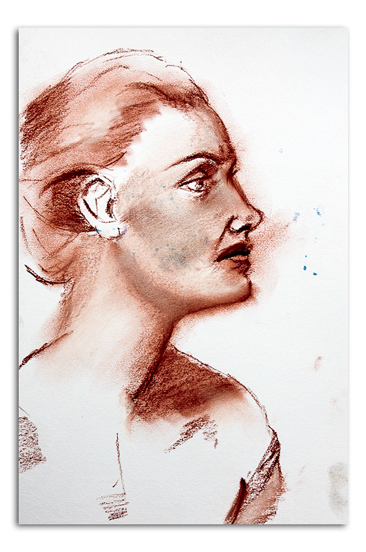 Woman in Profile 003