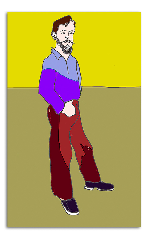 Man in Red Trousers