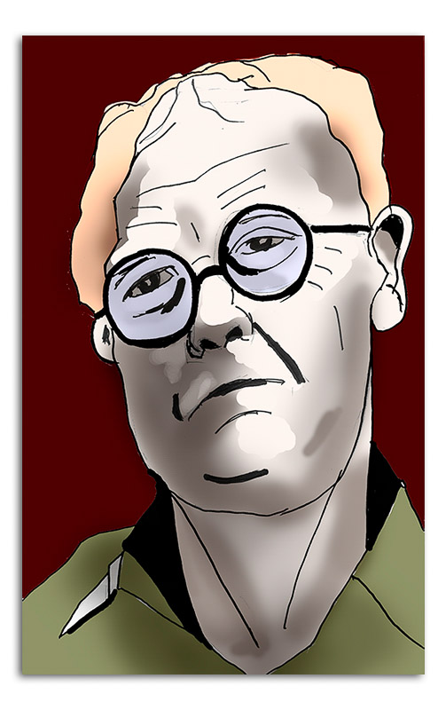 Man with Blue Glasses