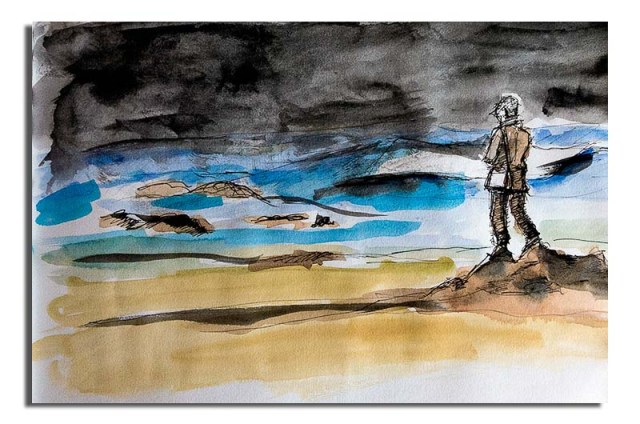 Sketching Approaching Storm