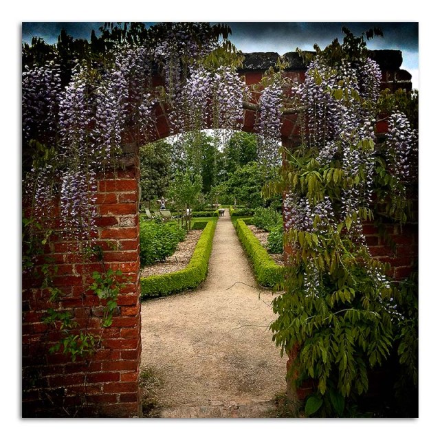Calke Abbey Garden through Gateway