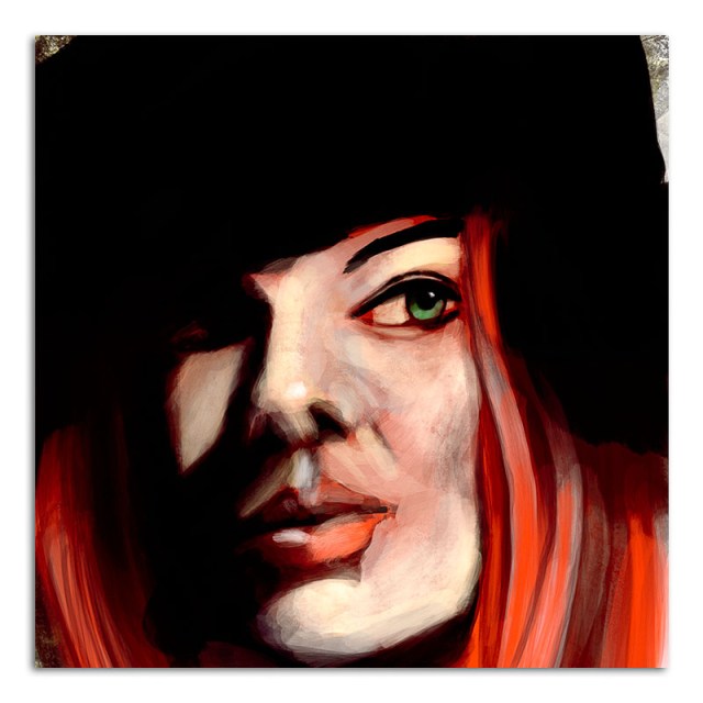 red-hair-black-hat